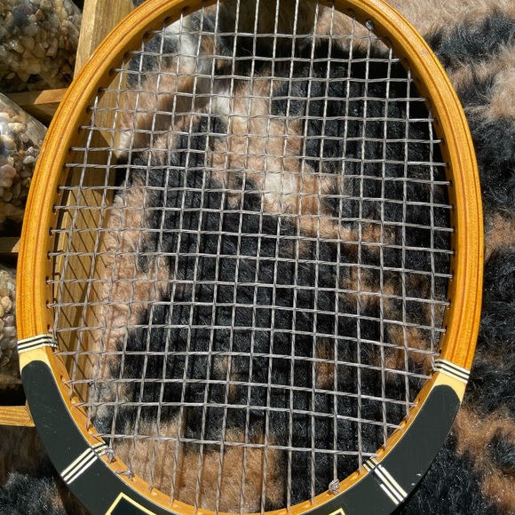 Tennis Racquet - Davis Vintage Wooden Tennis Racquet - TAD Professional - Picture 10 of 13